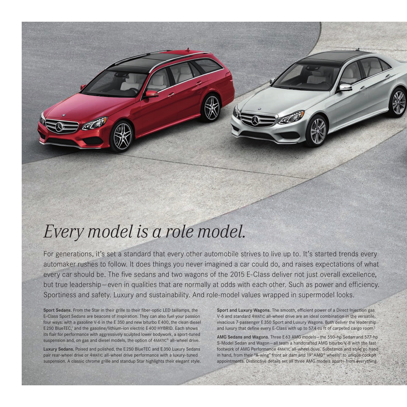 2015 Mercedes-Benz E-Class Brochure Page 12